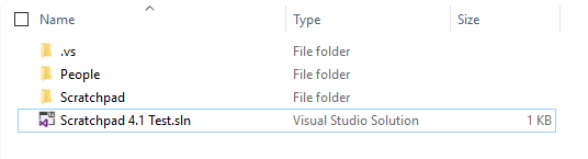 Snip: File Tree for 4.1 Scratchpad Learning Activity. Use the adjacent task instructions to identify the required controls, output, or debugger values.