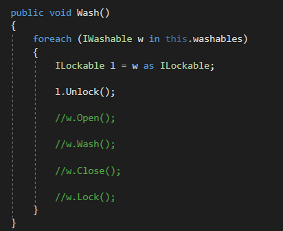 Snip: Cast as ILockable for 4.4 House Learning Activity (NEW). Use the adjacent task instructions to identify the required controls, output, or debugger values.