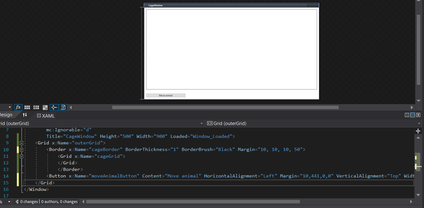 Snip: CageWindow Xaml. Reference figure for draw animals in the cage window.