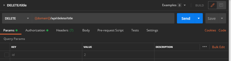 DELETE Request for 12.5 Lab - Securing API With JWT. Use the adjacent task instructions to identify the required controls, output, or debugger values.