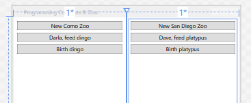 Snip: XAML window; compare object identities, field values, and execution position with your debugger.