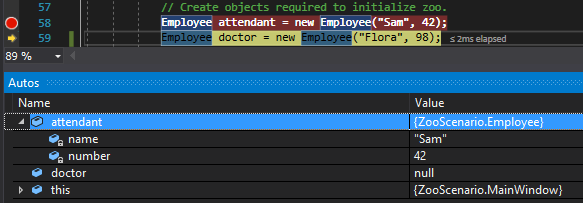 Check Your Work: Attendant Values; compare object identities, field values, and execution position with your debugger.