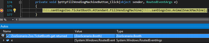 Check Your Work: TicketBooth Return; compare object identities, field values, and execution position with your debugger.