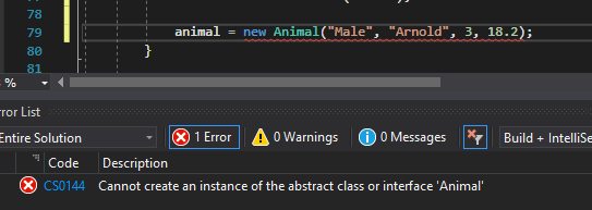 Check Your Work: Abstract Error; compare object identities, field values, and execution position with your debugger.