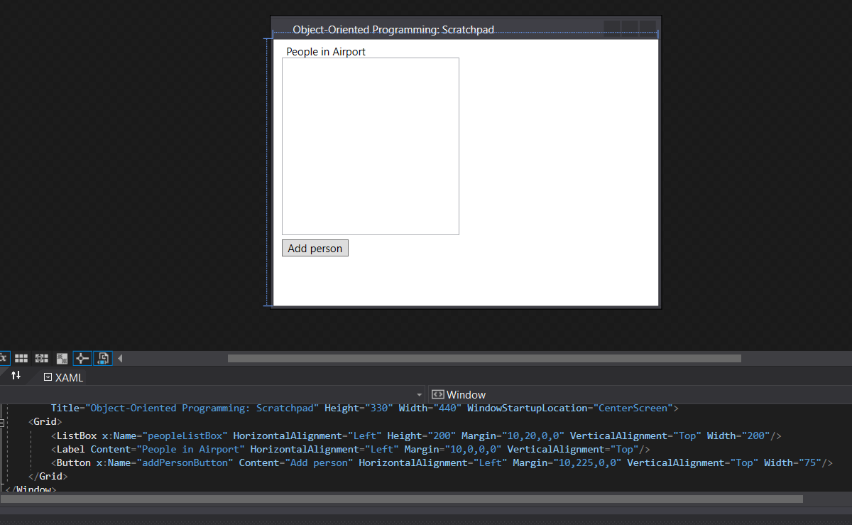 Snip: User Interface for 4.5 Scratchpad Learning Activity (NEW). Use the adjacent task instructions to identify the required controls, output, or debugger values.