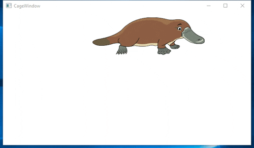 Platypus is moving vertically and horizontally at same time.. Reference figure for write movement code for swimming.