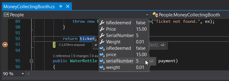 Snip: Ticket Popped. Reference figure for use a stack for tickets.