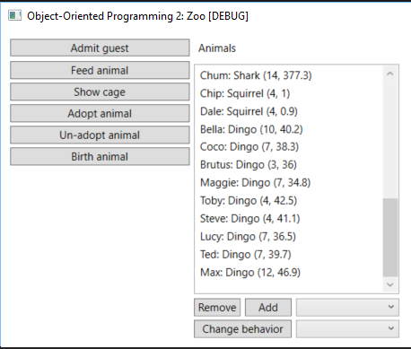 CYW - Dingo Family. Reference figure for use recursion to add all dingoes to the zoo.