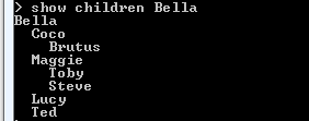 Check Your Work: WalkTree Example. Reference figure for use recursion to walk an animal's family tree.